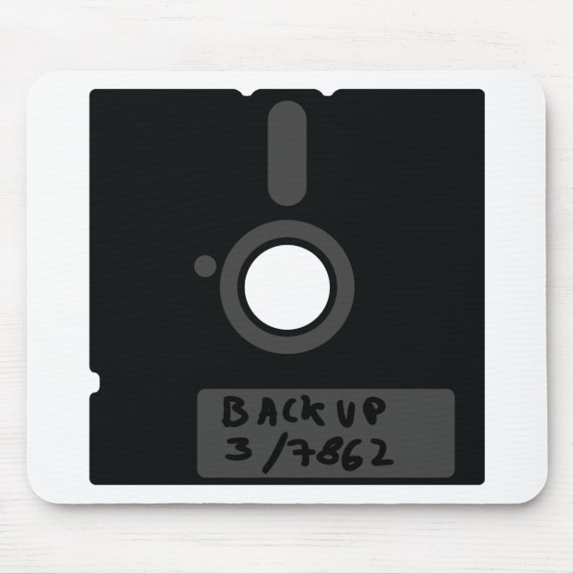 Floppy Disc Backup Mouse Mat (Front)