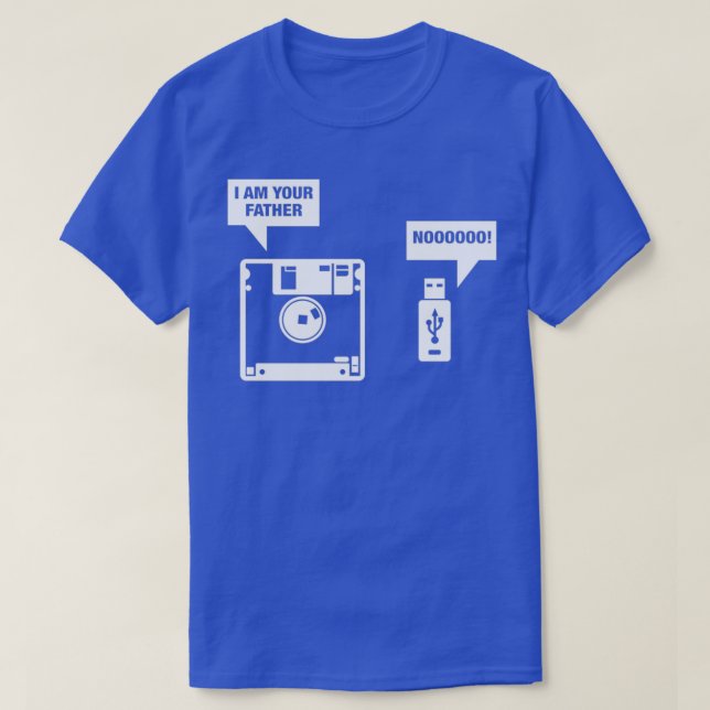 floppy disc I am your father T-Shirt (Design Front)