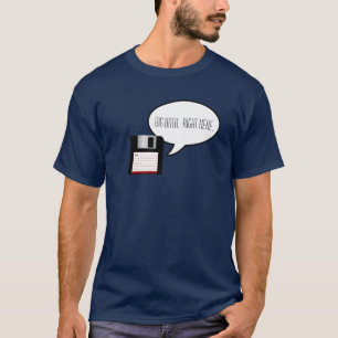 Floppy Disc Says Big Data T-shirt