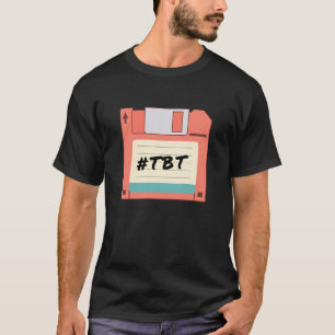 Floppy Disc Throwback Thursday TBT Retro Geek T-Shirt