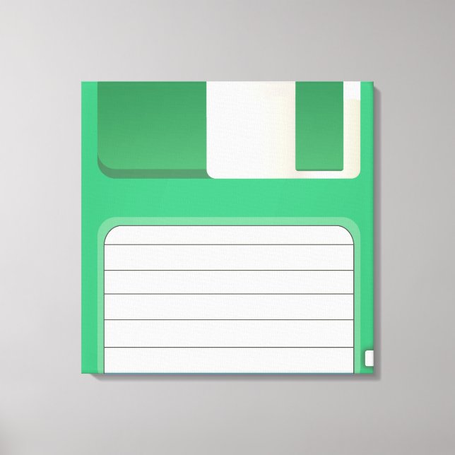 Floppy Discs Canvas Print (Front)