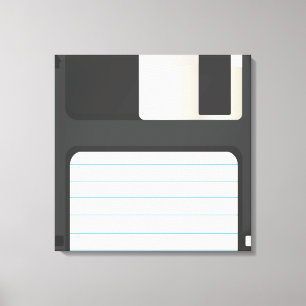 Floppy Discs Canvas Print