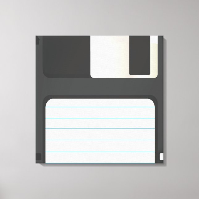 Floppy Discs Canvas Print (Front)