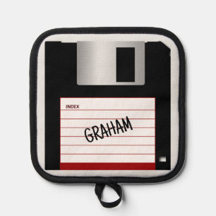 Floppy Disk Computer Science Classic Geek Cook Pot Holder