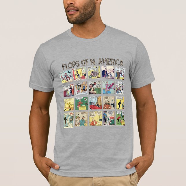 “Flops of N. America” T-Shirt (Front)