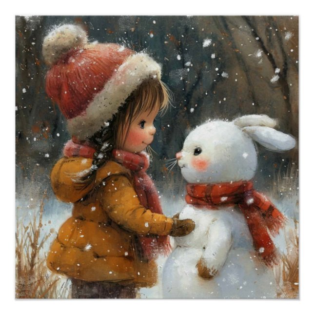 Flopsy Mittens: A Bit of Whimsy Bunny Poster (Front)