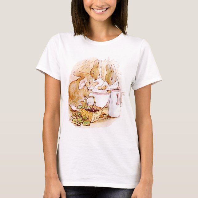 Flopsy Mopsy And Cottontail Beatrix Potter T-Shirt (Front)
