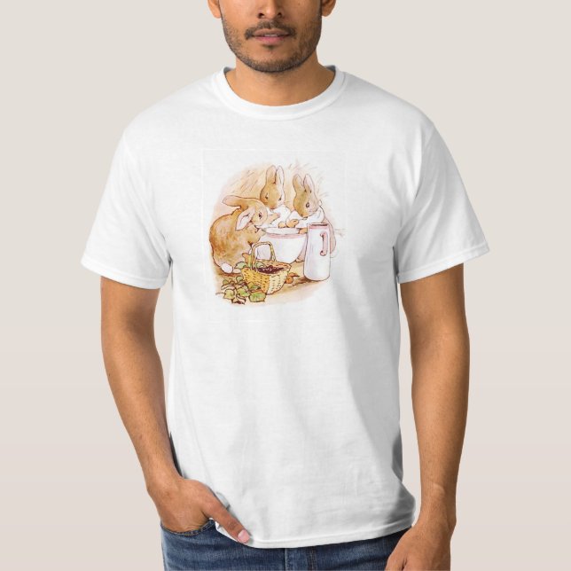 Flopsy Mopsy And Cottontail Beatrix Potter T-Shirt (Front)