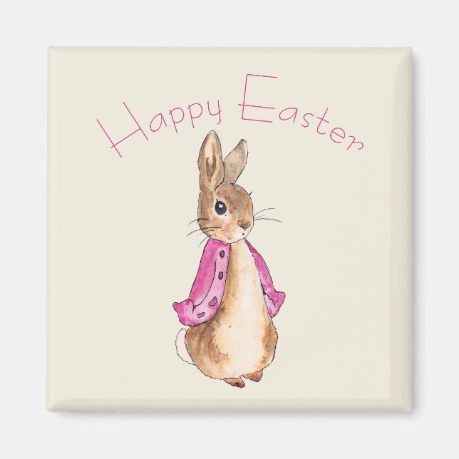 Flopsy the Easter bunny rabbit Magnet (Front)