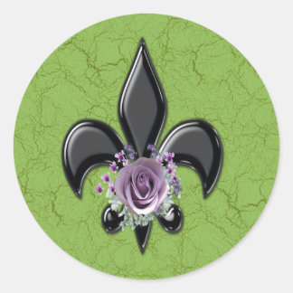 Flor De Les 98 Classic Round Sticker