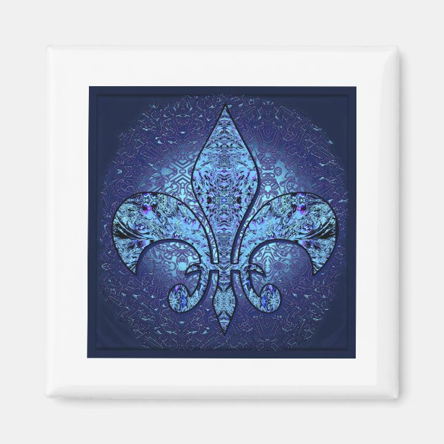 Flor De Lis lt.png Magnet (Front)