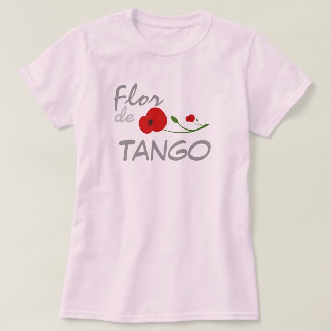 Flor de Tango T-Shirt (Design Front)