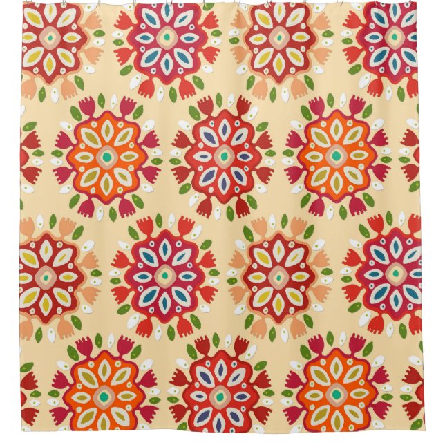 FLOR SHOWER CURTAIN (Front)