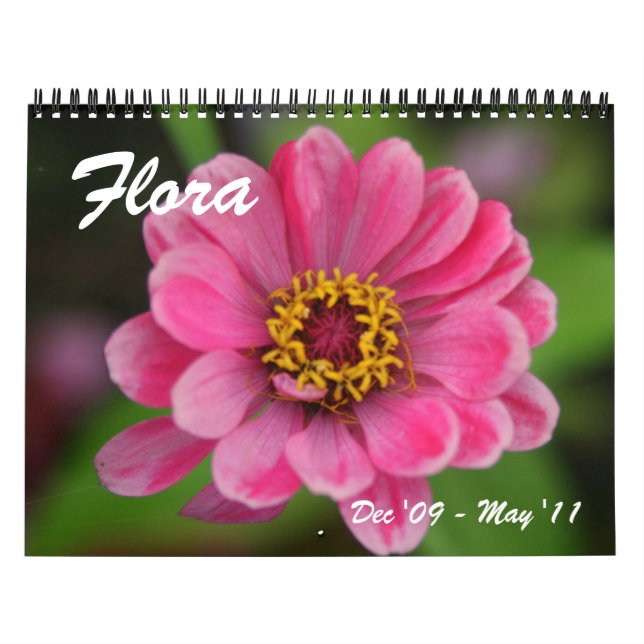 flora 18 month calendar (Cover)