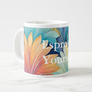 Flora 1 Floral Pastel Speciality Mug