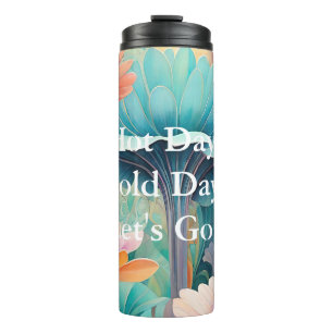 Flora 2 Floral Pastel Thermal Tumbler
