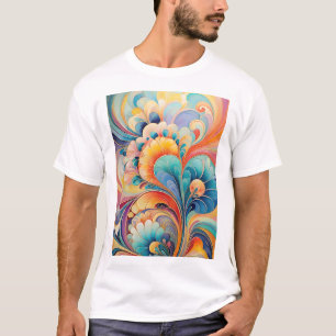 Flora 3 Floral Pastel  T-Shirt