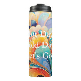Flora 3 Floral Pastel Thermal Tumbler