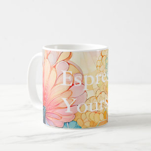 Flora 5 Floral Pastel Classic Mug