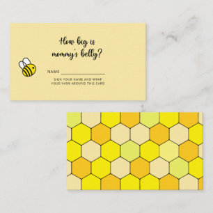 Flora Bee - how big is mummy's belly Enclosure Card