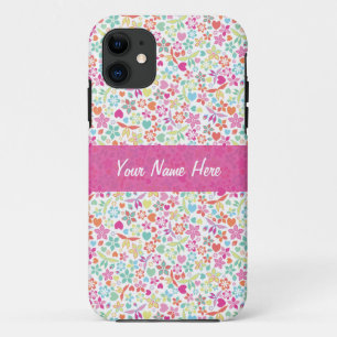 Flora Bright Pattern iPhone 11 Case