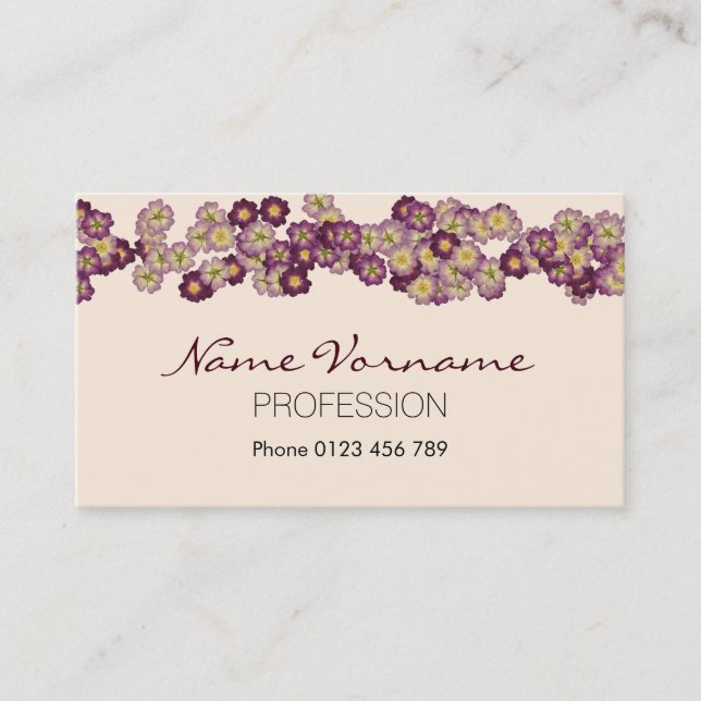 flora business card (Front)