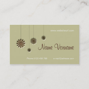 flora business card