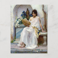 Flora by Pre-Raphaelite John William Waterhouse
