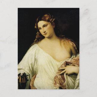 Flora, by Titian Postcard