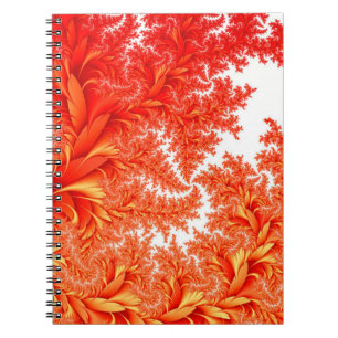 Flora flower blossoms background notebook
