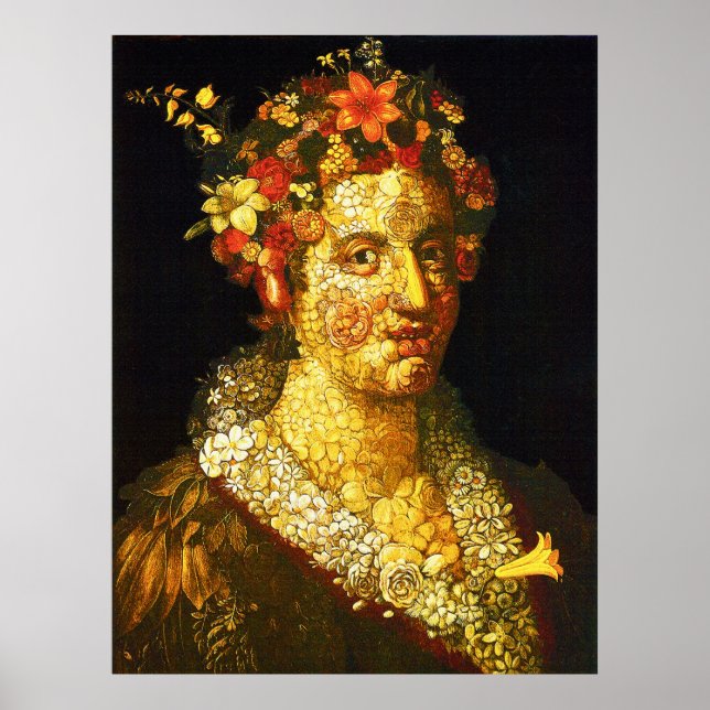 Flora - Giuseppe Arcimboldo Poster (Front)