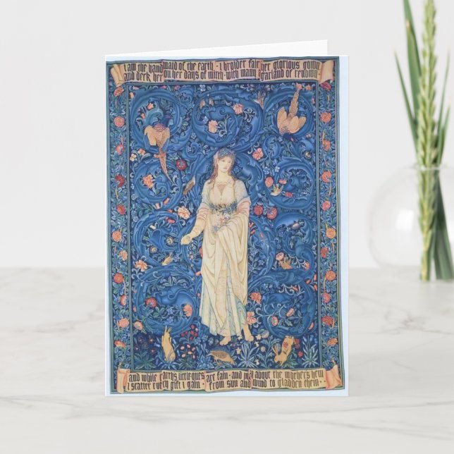 Flora Goddess of Flowers Card (Front)