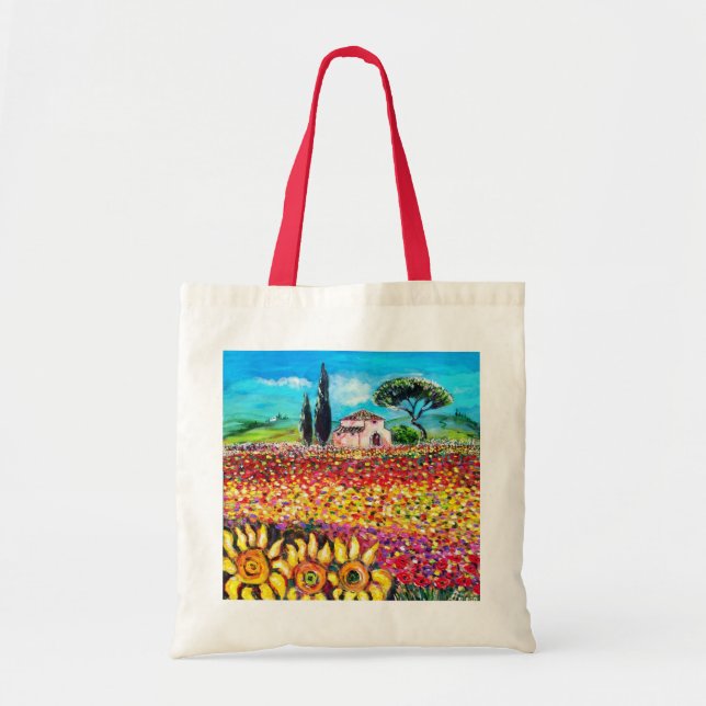 FLORA IN TUSCANY TOTE BAG (Front)