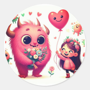 Flora & Lilly Classic Round Sticker