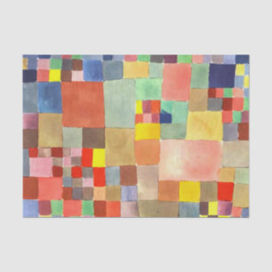 Flora on Sand by Paul Klee, Abstract Art  Tissue Paper