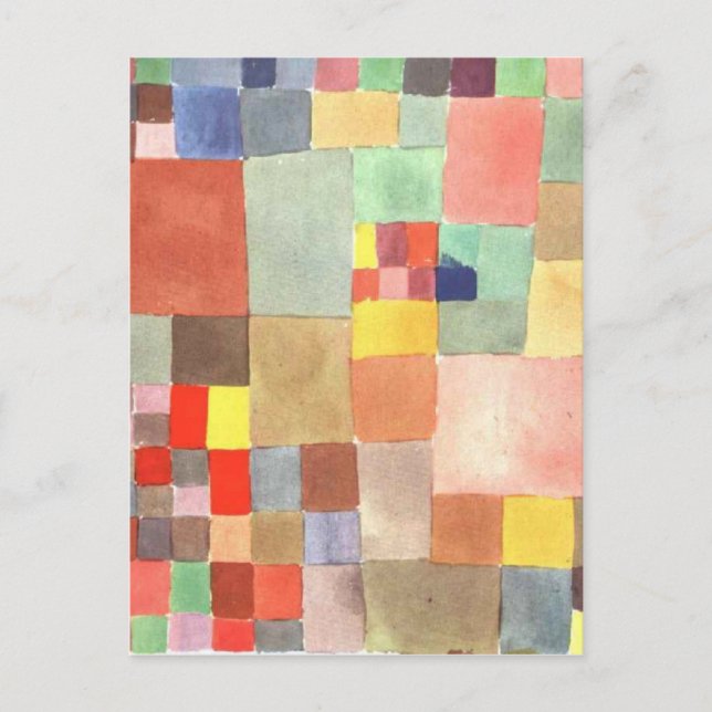 Flora on sand by Paul Klee Postcard (Front)