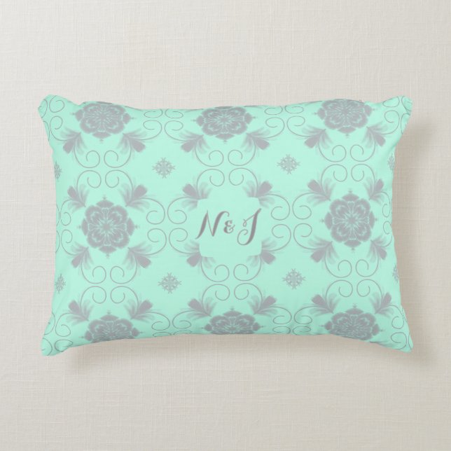 Flora Royale Decorative Accent Pillow (Front)