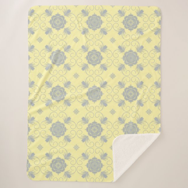 Flora Royale Floral Art Blanket (Front)