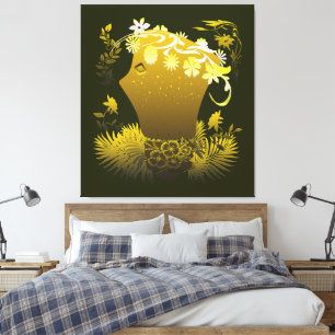 Flora the Goddess of Flowers Canvas Print