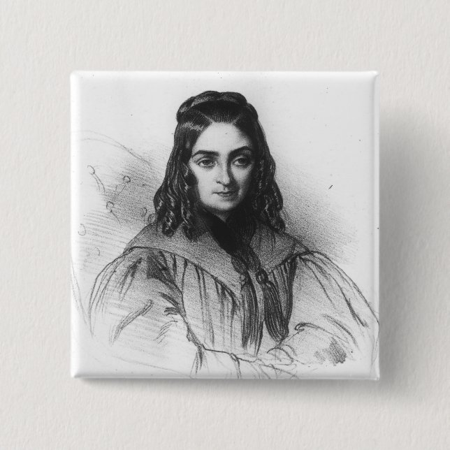 Flora Tristan 15 Cm Square Badge (Front)