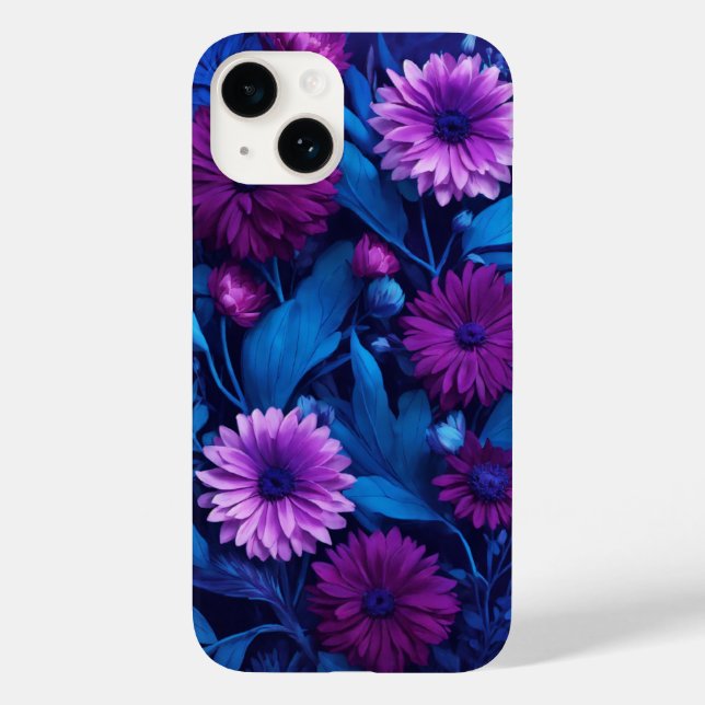 FloraBloom: Elegant Floral iPhone Case (Back)