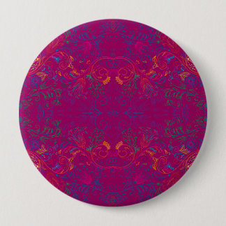 Floradore - Fuchsia 10 Cm Round Badge