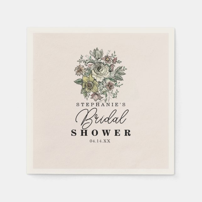 FLORAISON (Blooming) Napkin (Front)