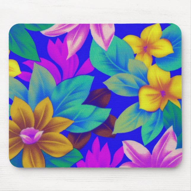 Floral1i2 Mouse Mat (Front)