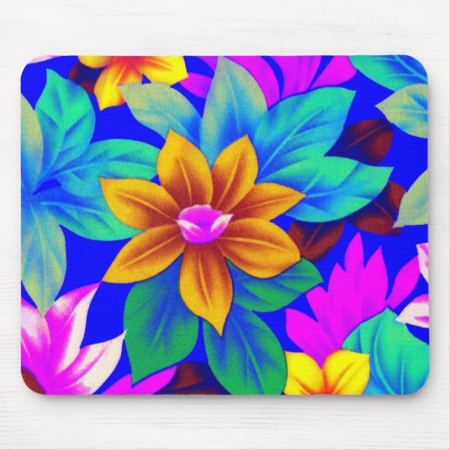 Floral2i2 Mouse Mat (Front)