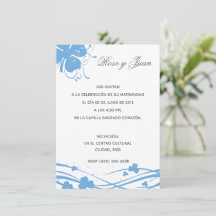 Floral-02 - Invitación de Boda Invitation