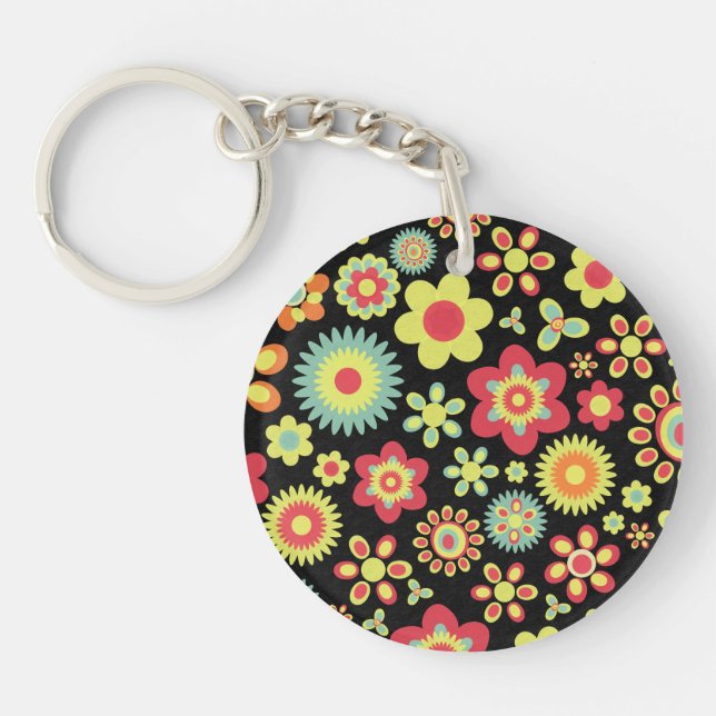 Floral 100113 key ring (Front)