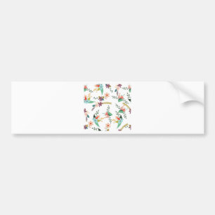 Floral 10 bumper sticker