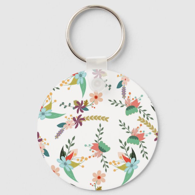 Floral 10 key ring (Front)