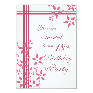 18th birthday party invitations